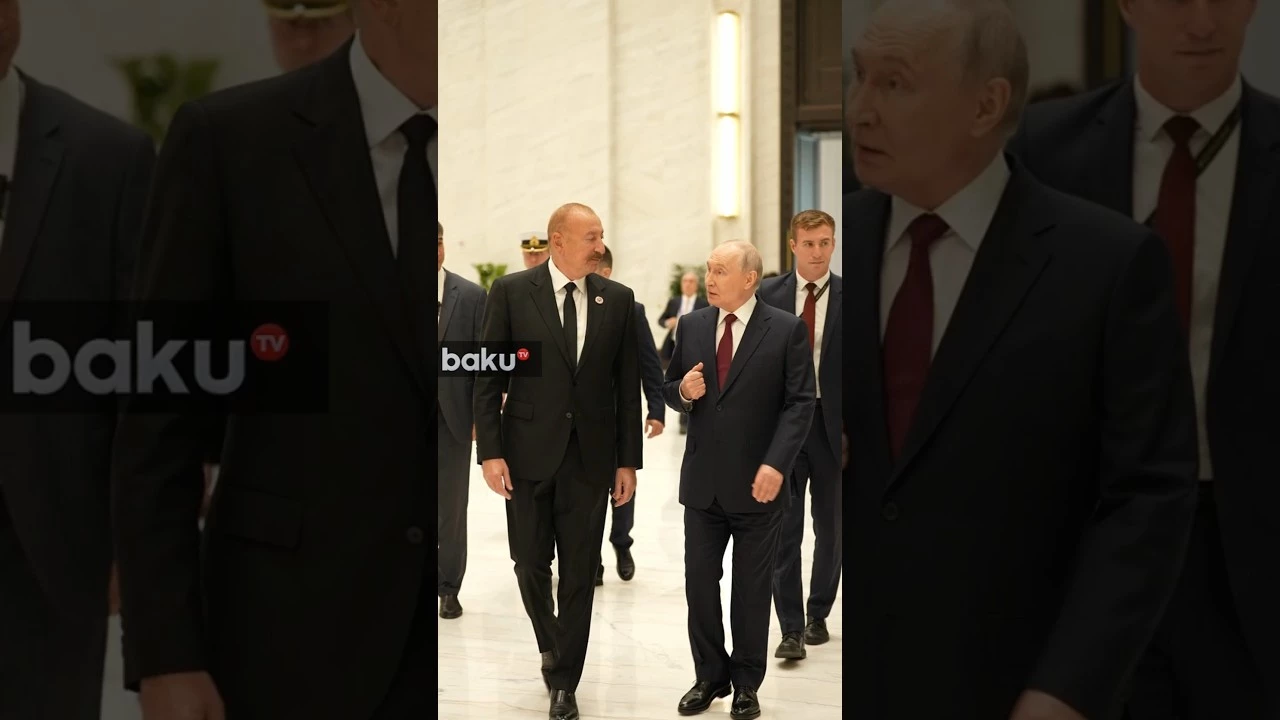 Prezidentin mətbuat xidmətinə istinadən görüntüləri təqdim edirik - Baku TV