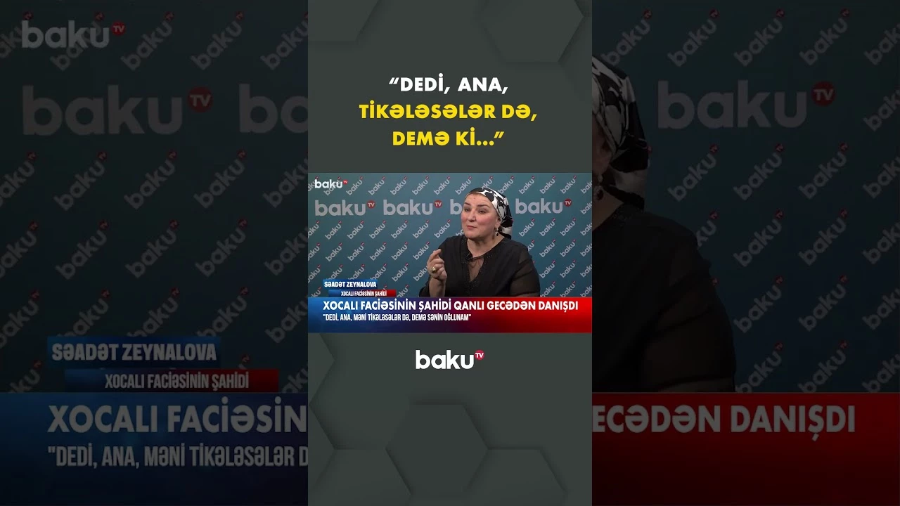 Faciə şahidindən dəhşətə gətirən sözlər - Baku TV