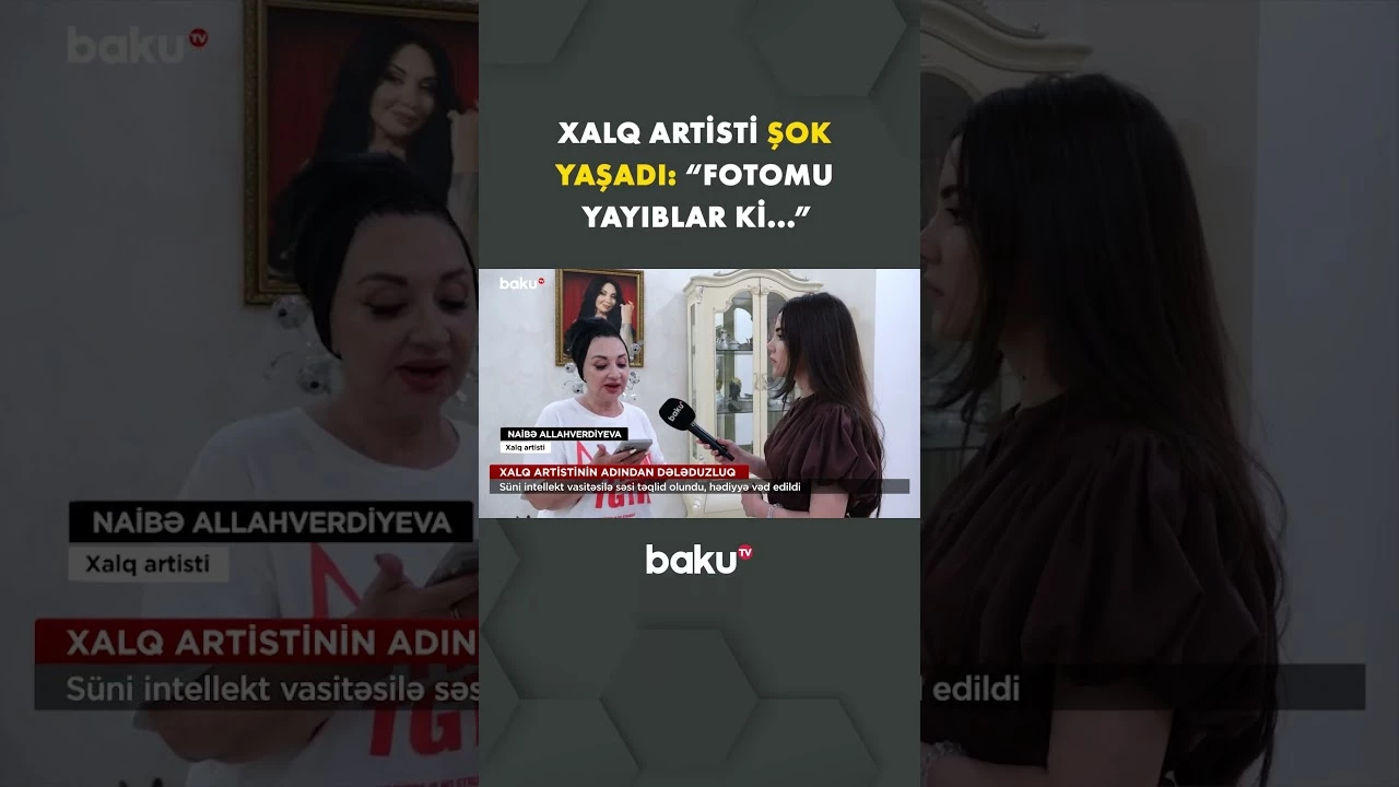 Naibə Allahverdiyevanın başına görün nə gəldi - Baku TV