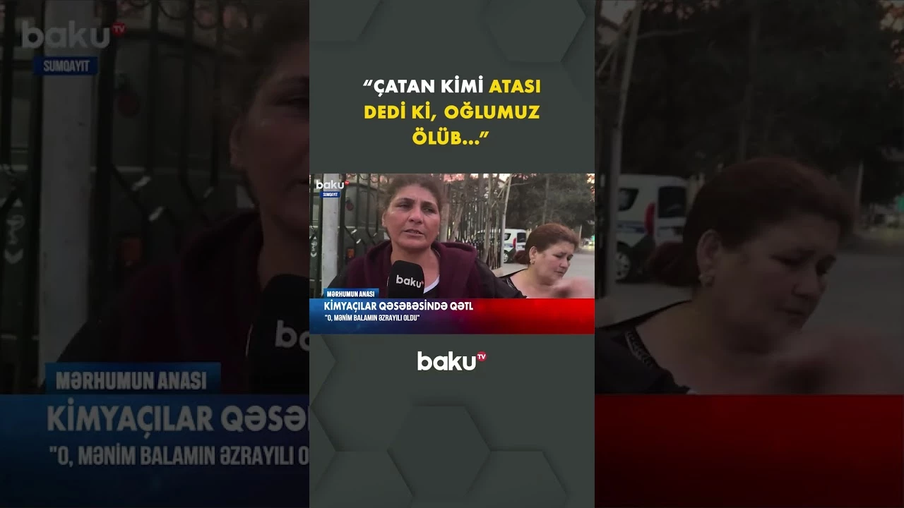 Kimyaçılar qəsəbəsində dəhşətli qətl - Baku TV