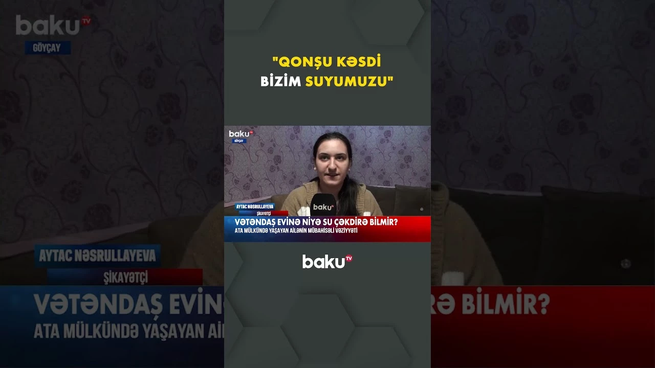 Ata mülkündə yaşayan ailənin mübahisəli vəziyyəti - Baku TV
