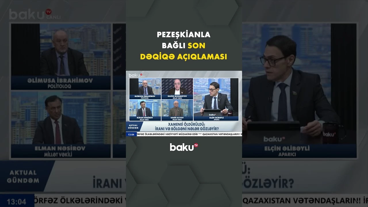 Xalq küçələrə çıxdı, İran mediası Pezeşkianla bağlı təcili məlumat yaydı - Baku TV