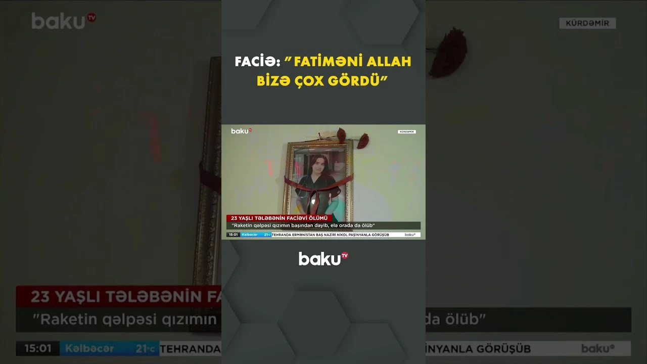 Tələbənin həyatı faciə ilə bitdi - Baku TV