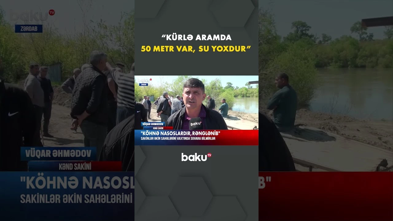 Zərdab sakinləri çətin vəziyyətdə çarəsiz qaldı - Baku TV