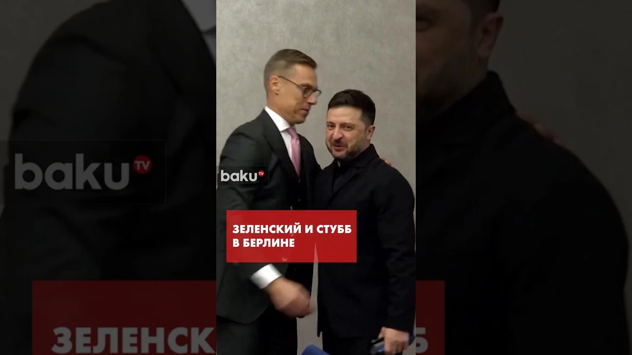 Зеленский в Берлине встретился с Александером Стуббом