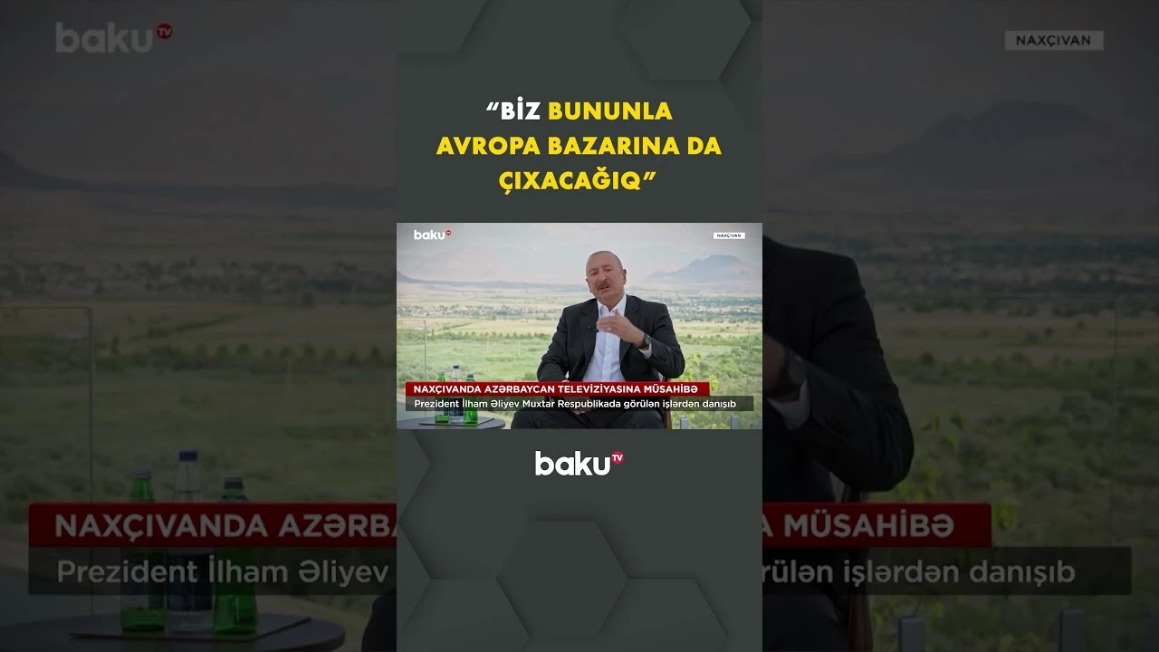 Prezident: "Yerləşdiyimiz bölgədə bu qədər enerji ilə təmin olunan ikinci ölkə yoxdur" - Baku TV
