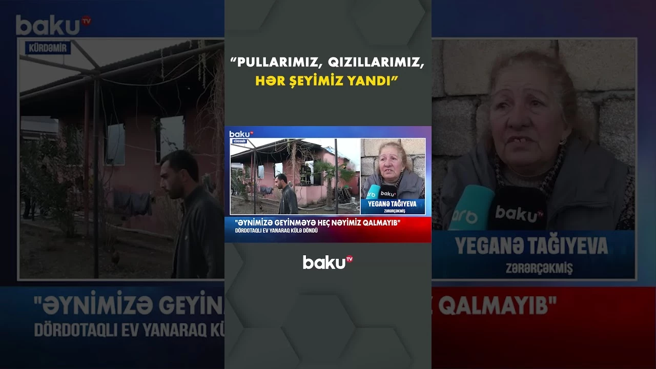 Kürdəmirli ailə dəhşət yaşadı - Baku TV