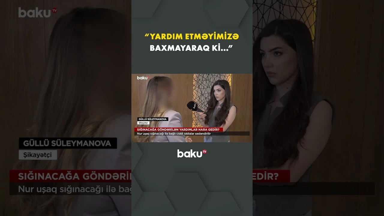 Uşaq sığınacağına göndərilən yardımlar hara gedir? - Baku TV