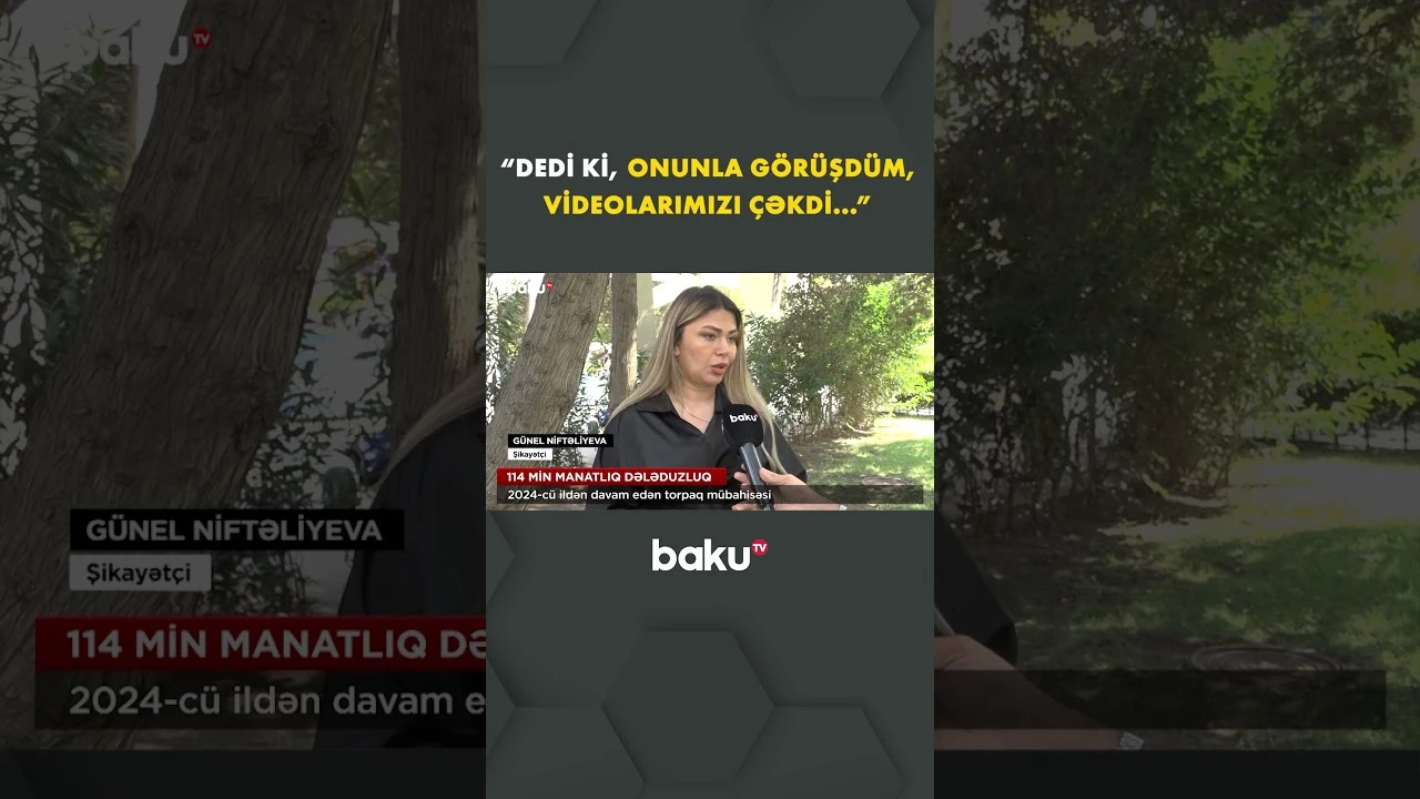114 min manatlıq dələduzluq - Baku TV