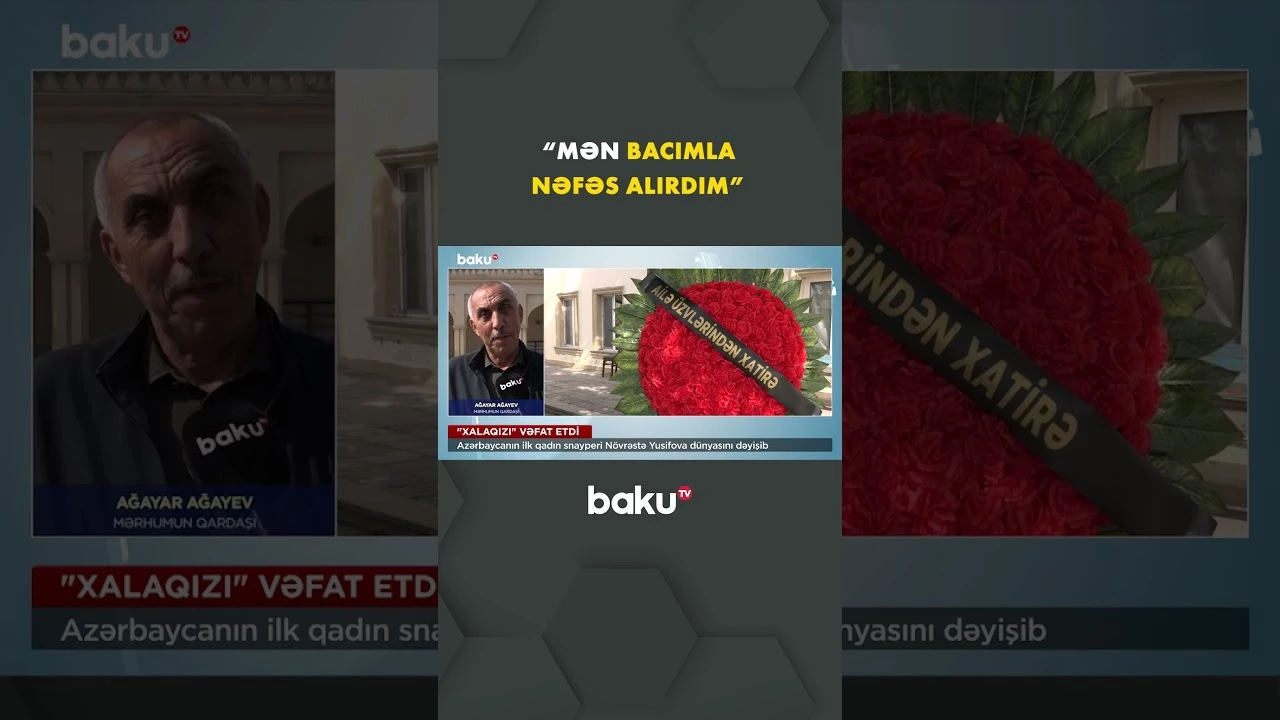 Azərbaycanın ilk qadın snayperi Növrəstə Yusifova vəfat edib - Baku TV