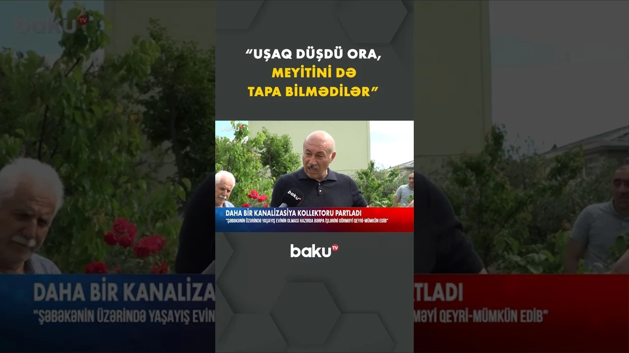 Əhmədli qəsəbəsində qorxulu anlar - Baku TV