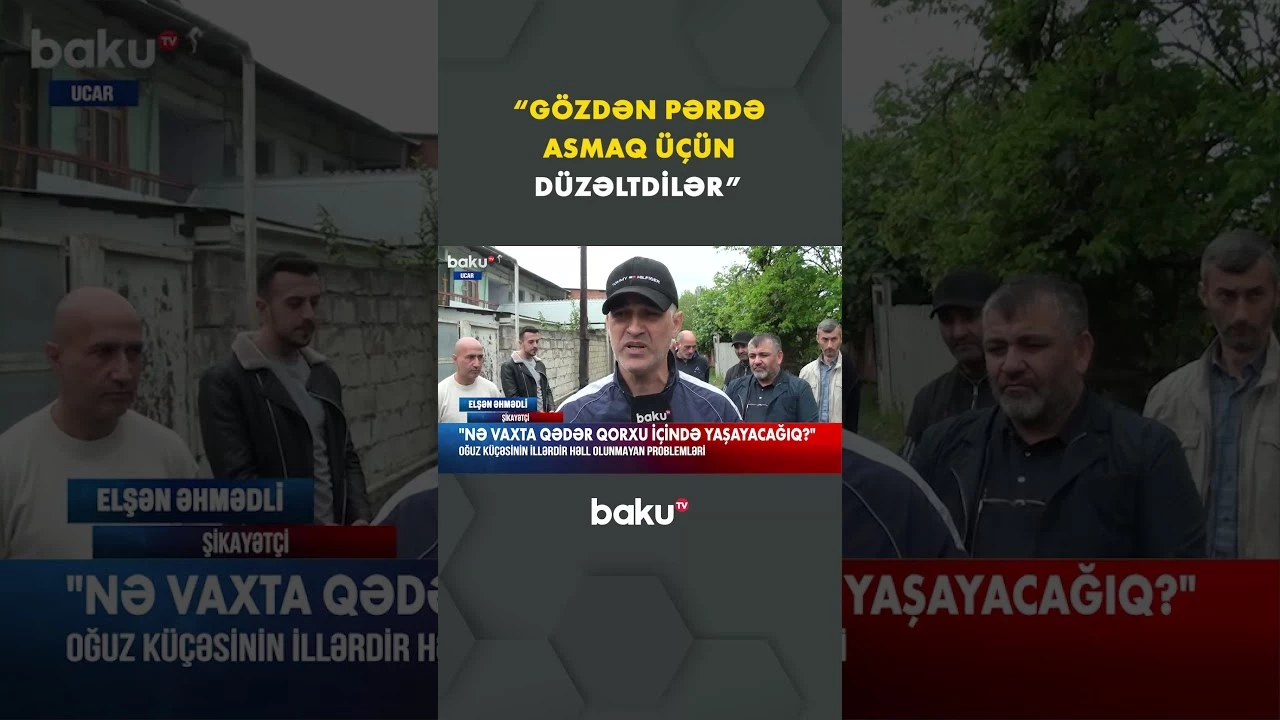 Oğuz küçəsində illərdir yığılıb qalan problemlər sakinləri narahat edir - Baku TV
