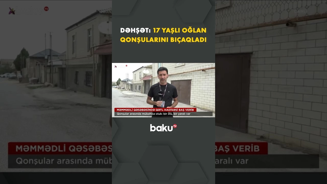 "Dava qızışıb, yeniyetmə də onları..." | Məmmədlidə qandonduran qətl hadisəsi - Baku TV