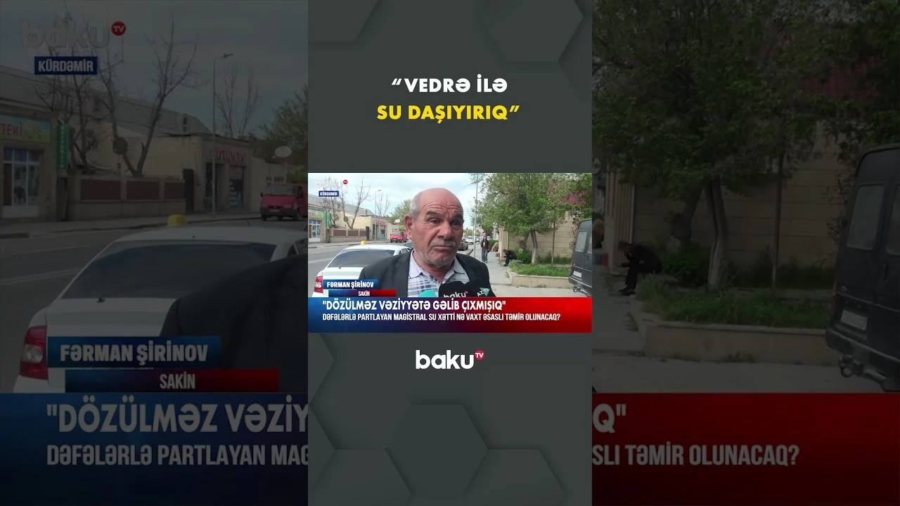 Sakinlər vəziyyətin dözülməz həddə çatdığını bildirdi - Baku TV