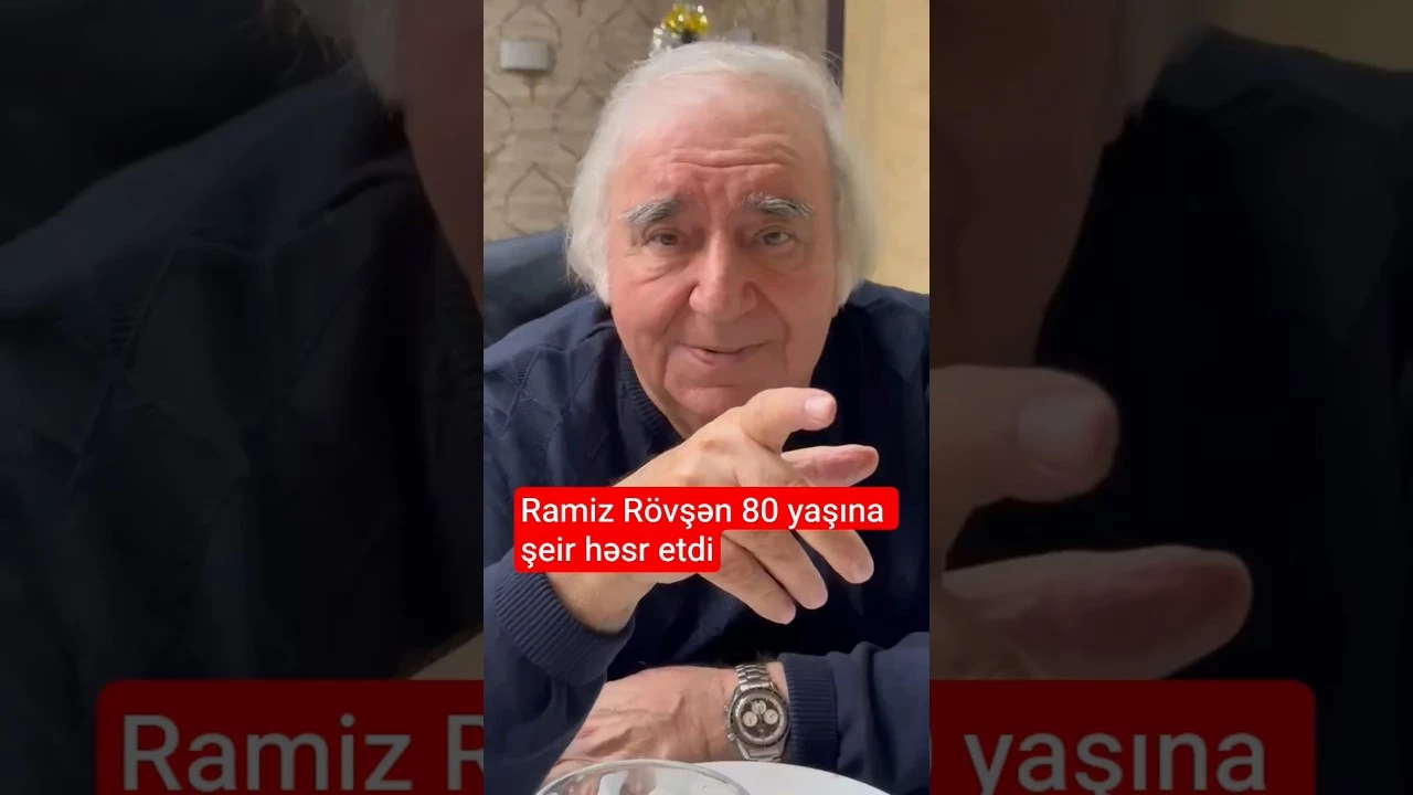 Ramiz Rövşən 80 yaşına şeir həsr etdi