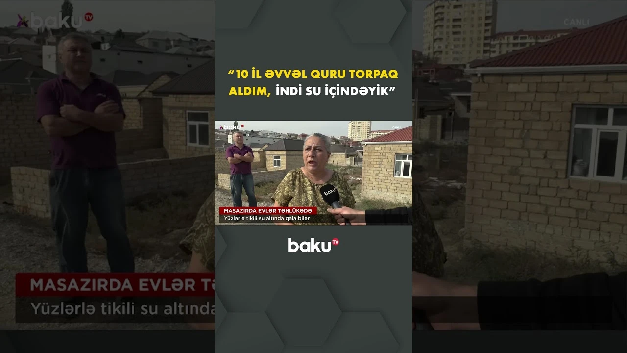 Masazır sakinləri kömək gözləyir - Baku TV