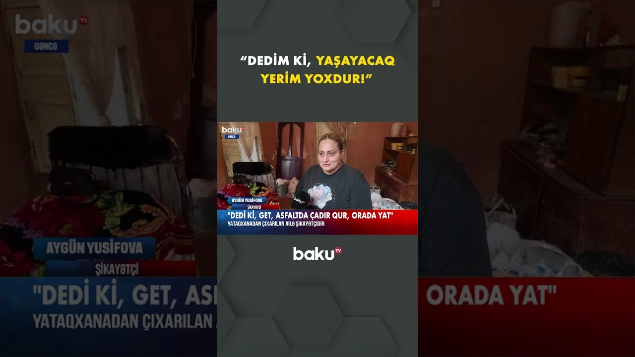 Qurum bu ailəyə niyə ev vermir? - Baku TV